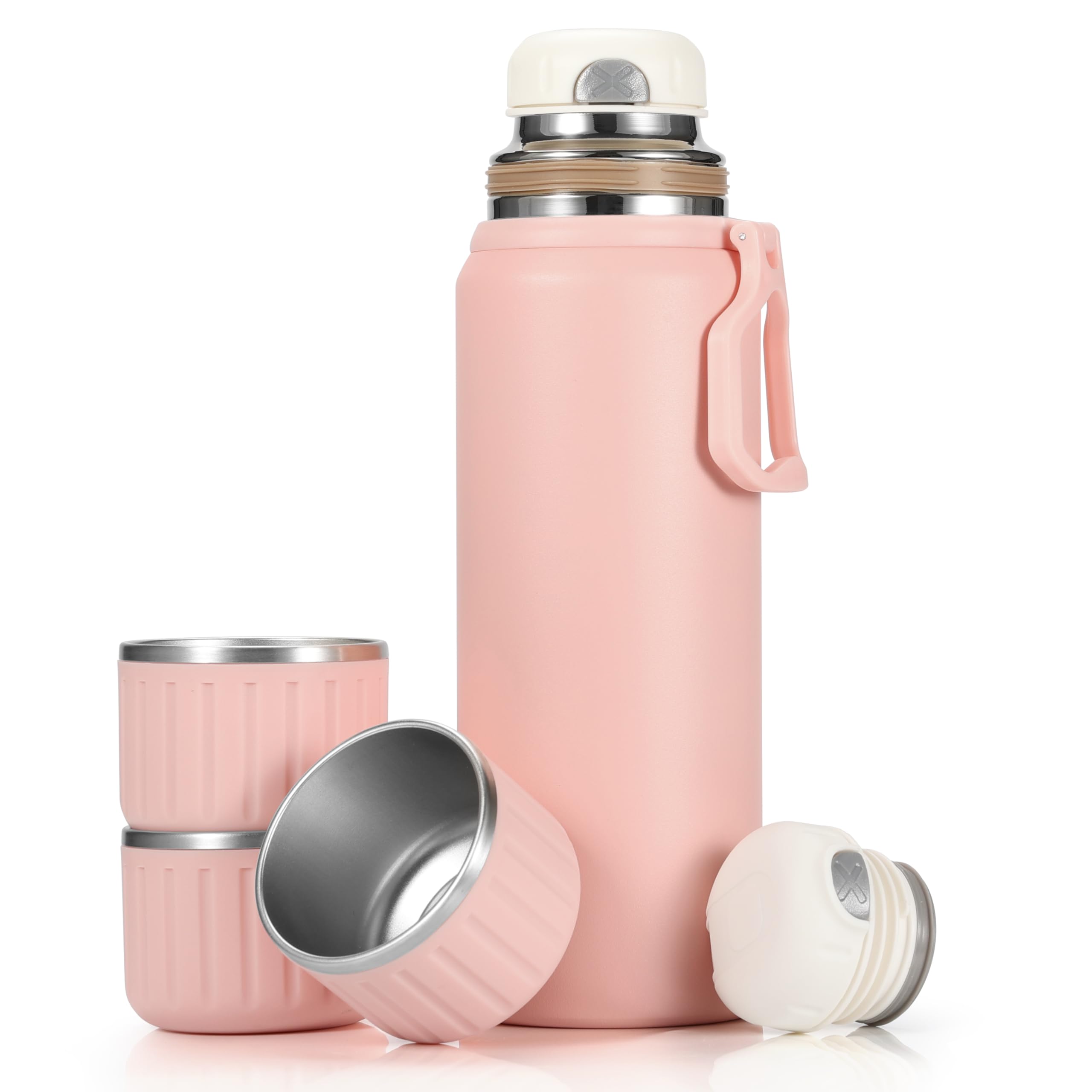 Amazon.com: MUCR 750ml/27 OZ Coffee Thermo with 3 cups, Insulated